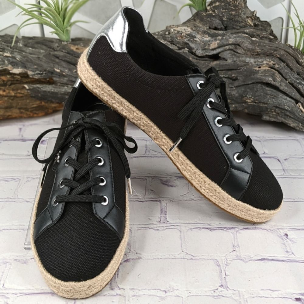 NWT Michael Kors Libby Lace-Up Espadrilles